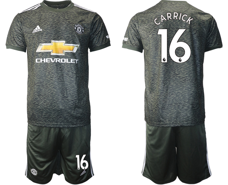 Men 2020-2021 club Manchester United away #16 black Soccer Jerseys->manchester united jersey->Soccer Club Jersey